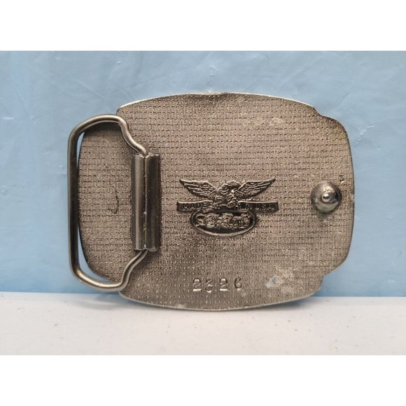 Vietnam War Veteran Usmc Usaf Navy Army Air Force Marine NOS Vintage Belt Buckle - Picture 3 of 4
